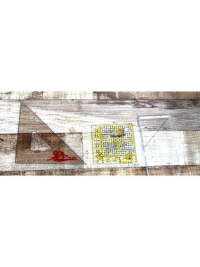 Omnigrid 2-Inch Square Ruler Alvin 50th Anniversary Triangle Square For Quilting